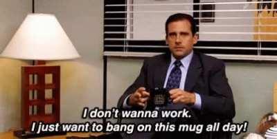 People at work on friday