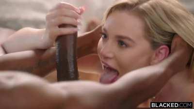 Sucking that BBC like a good girl