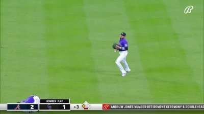 [Highlight] [Highlight] Matt Olson hits a triple.