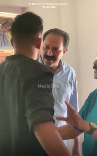 Youth congress leader trying to stop Adv. Kishore babu from leaving Congress and joining BJP.