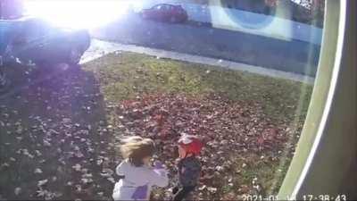 Little man bit off way more than he could chew