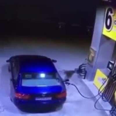 WCGW when I drive attached attached to a gas pump