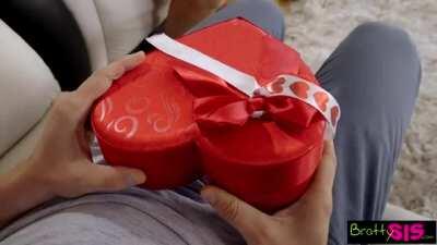 Giving Step Sister My Cock For Valentines Day