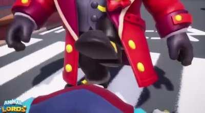 Tiger grows big to slap ass