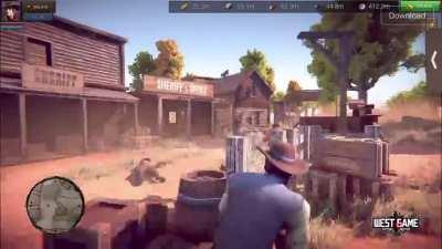 Excuse me but how are mobile games gonna straight up plagiarize Red Dead 2?