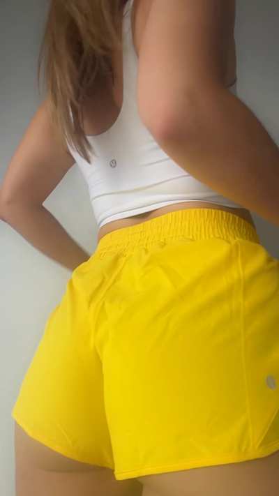 new lulu booty shorts!!