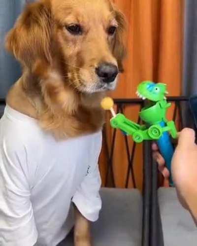 His face is something else.