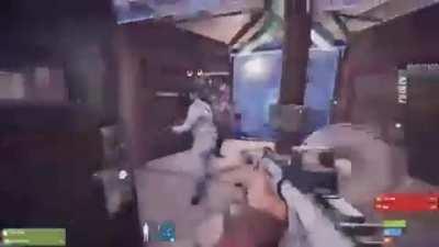 one of my top rust console experiences! (reraiding an insided base an egotistical fat australian whale who tries to get kids to simp for her took from us while she had irl guests over and she was drunk! (sound on))