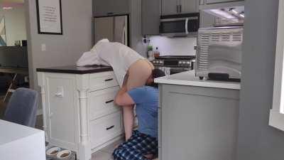 Got a bit horny making coffee in the morning and got bent over the kitchen island. [MF]