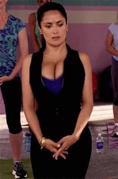 Salma Hayeks giant breasts make me so hard