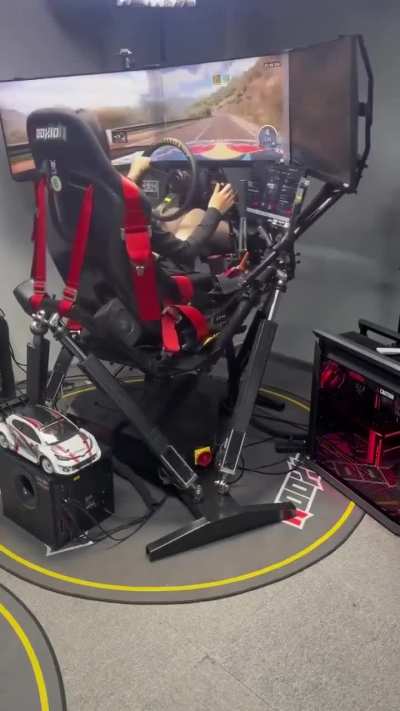 Insane racing simulator setup