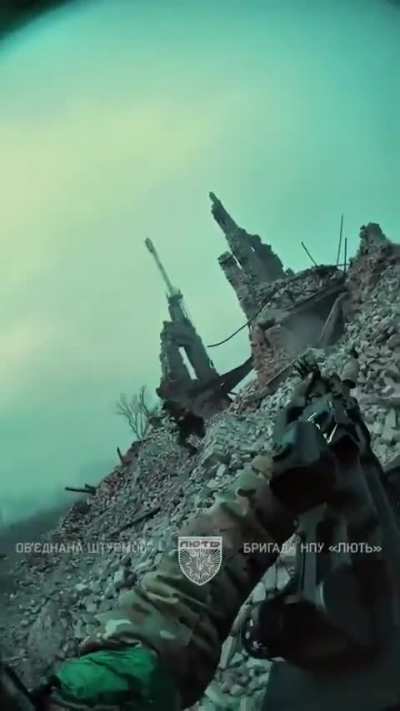 Ukrainian soldiers stormed and blew up Russian infantry position in Toretsk. Assault Brigade 