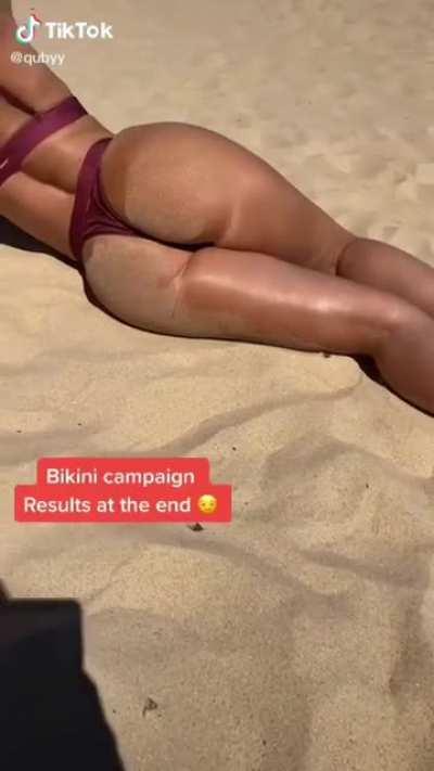 Danielle's incredible booty in a bikini