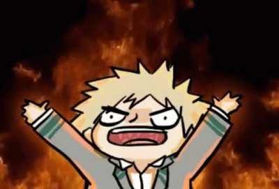 If Bakugo was real, and your classmate, would you date him? And why?