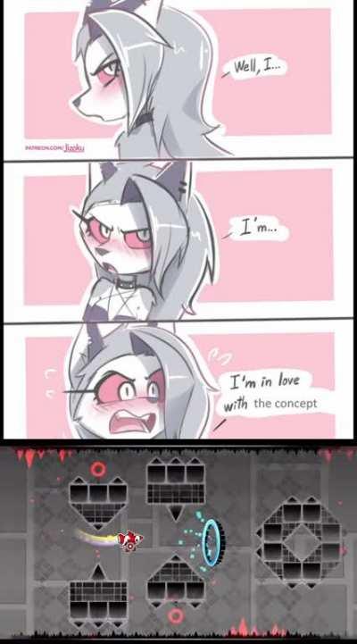 Shes in love with the concept