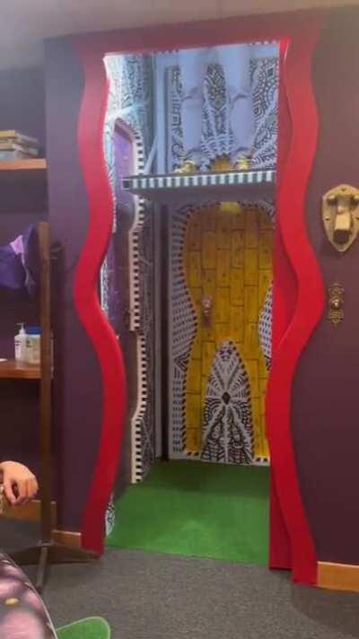 Orthodontist makes an entrance