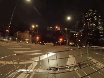 [US][Denver][OC] Red light runner almost takes me out on my commute home. Just another typical day in Denver.