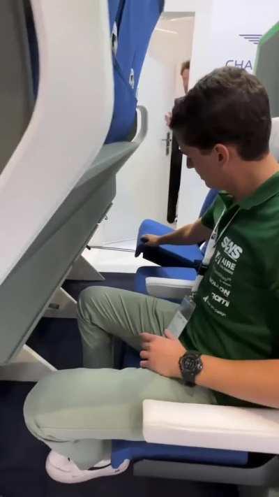 These double decker airplane seats