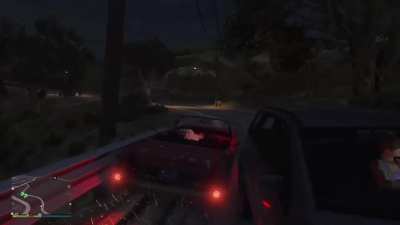 I was trying to drive my stolen car to my garage and then…