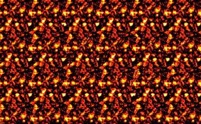 This is what an autostereogram (Magic Eye) image looks like