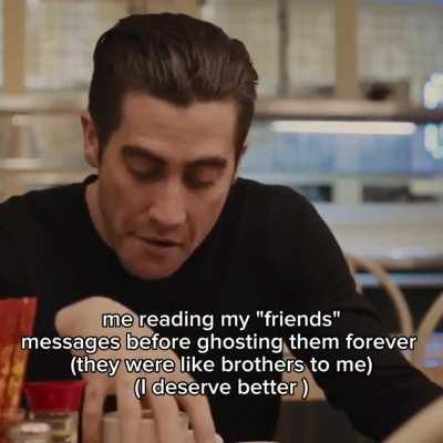 I'm better without them