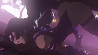 Psylocke taking 19 inches of Venom - Part 2 (Nagoonimation)