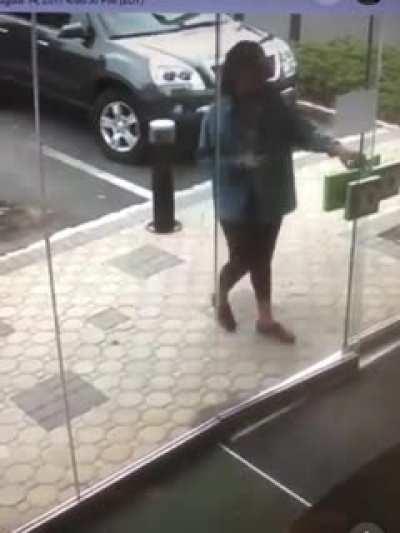 CHA-CHING💰! When walking into TD Bank and the Door falls ontop of You!