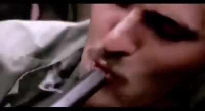 American soldiers in Vietnam smoking up. 1960s