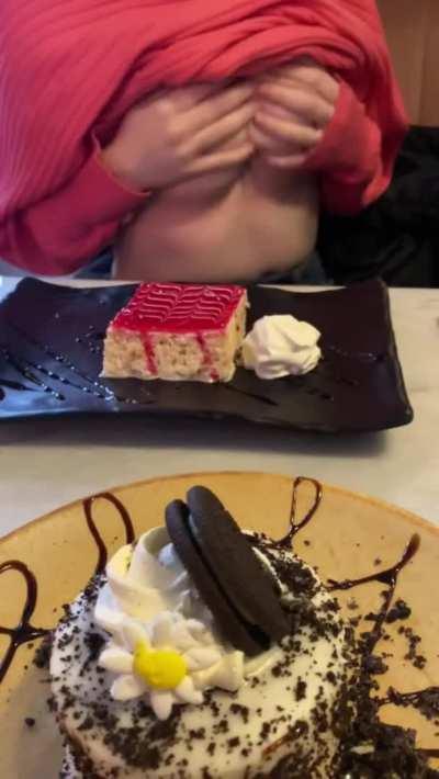 Going out is so much fun with my tits out [gif]