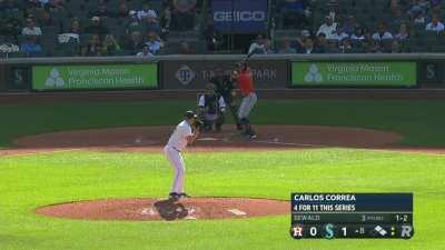 [Highlight] Paul Sewald plays mind games with Carlos Correa and gets him to strike out looking on a fastball right down the middle to end the threat in the 8th (full at-bat).