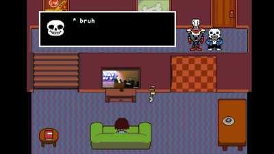 SANS, THE HUMAN IS WATCHING SOME WEIRD STUFF AGAIN😰