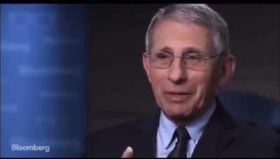 Saint Fauci during the before-times (May 22, 2019) with this BLASPHEMY??! NOOO it must be the foul Orange Man in disguise!!