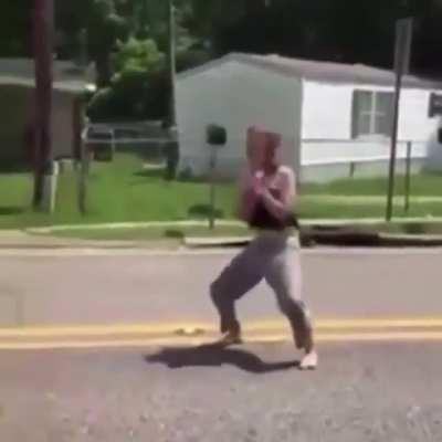 something about laying in the street just gets me going.. (something= meth)