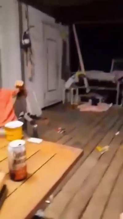 WCGW crushing beer cans