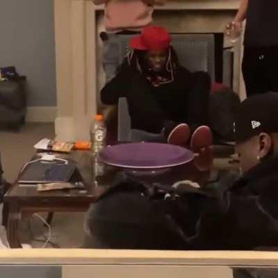 behind the scenes of carti’s infamous “stop breathing” live.