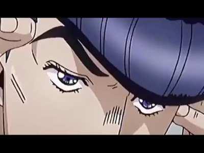 Josuke insults his own hair