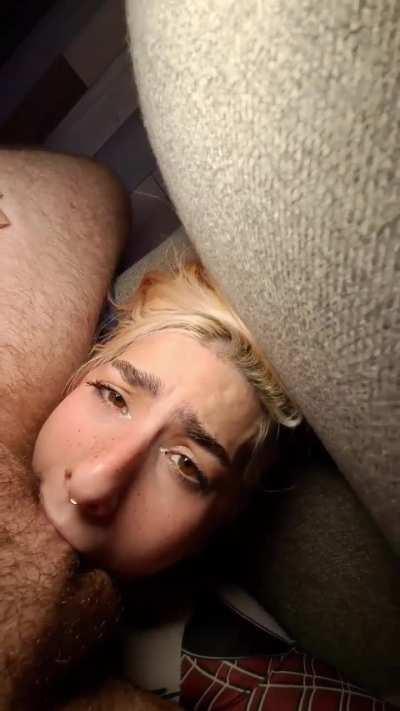 Using Spidergwen's Throat As A Pussy 