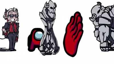 Mini crewmate plays helltaker(by Damn Seconds)