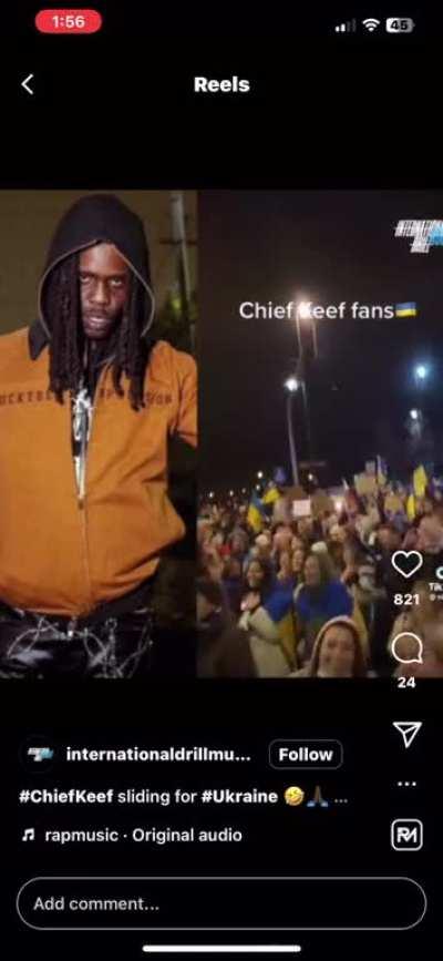Ukraine turning up Love Sosa
