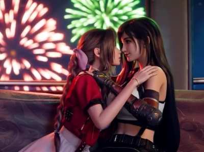 Tifa x Aerith gold saucer date