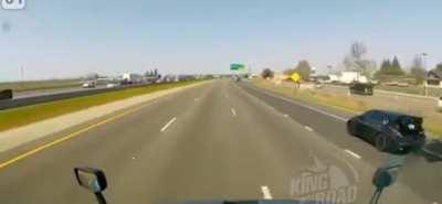 To underestimate a truck driver with a dash cam