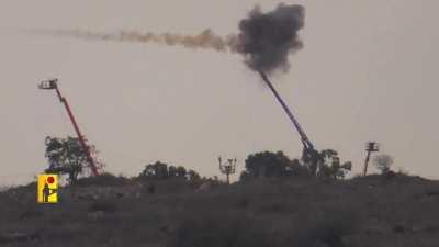 Hezbollah ATGMs targeting IDF on Israel- Lebanon border. 