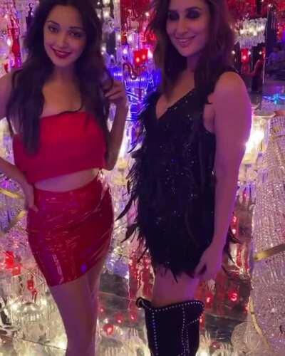 Threesome that will completely empty your balls for sure ( Kiara Advani-Young hot babe who will give your stamina a good test & Kareena Kapoor- Mature expert at art of seduction )