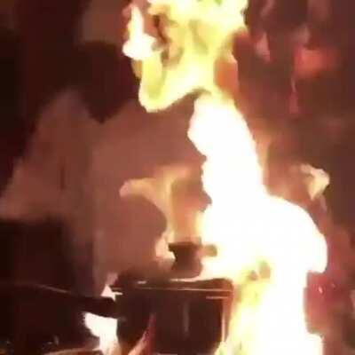 Just French Fries, but they get fried like the French did at Waterloo