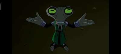 Azmuth is too op for sir geroge thats why he let ben handle him