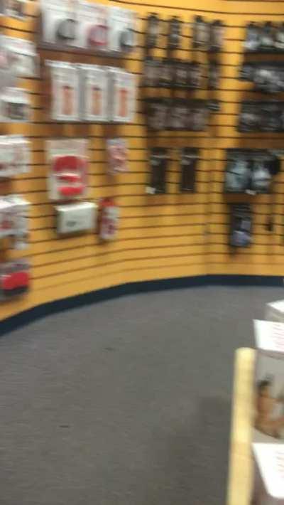 More public vids for my husband. Buying a vibrator, in a sex shop with his friend, totally naked under my dress made me soo horny.