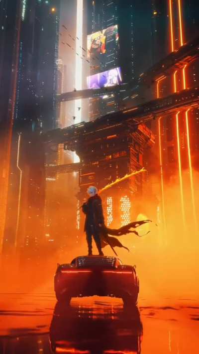 Dystopian Ninja - Live Wallpaper