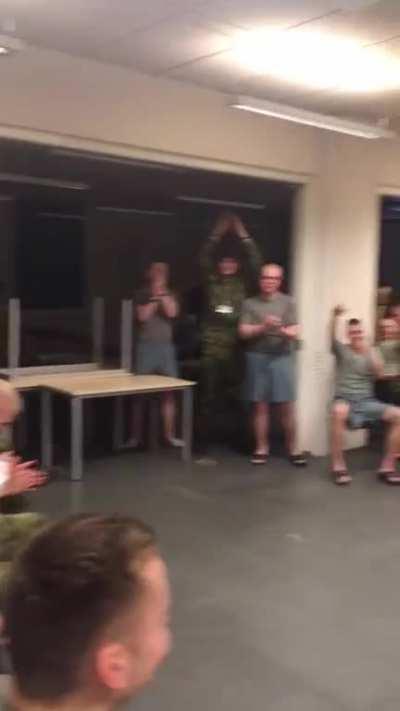 This is how getting 99 looks like when you are in the army