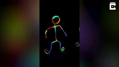 Perfectly innocent glowstick fail