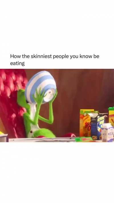 how the skinniest people you know be eating 
